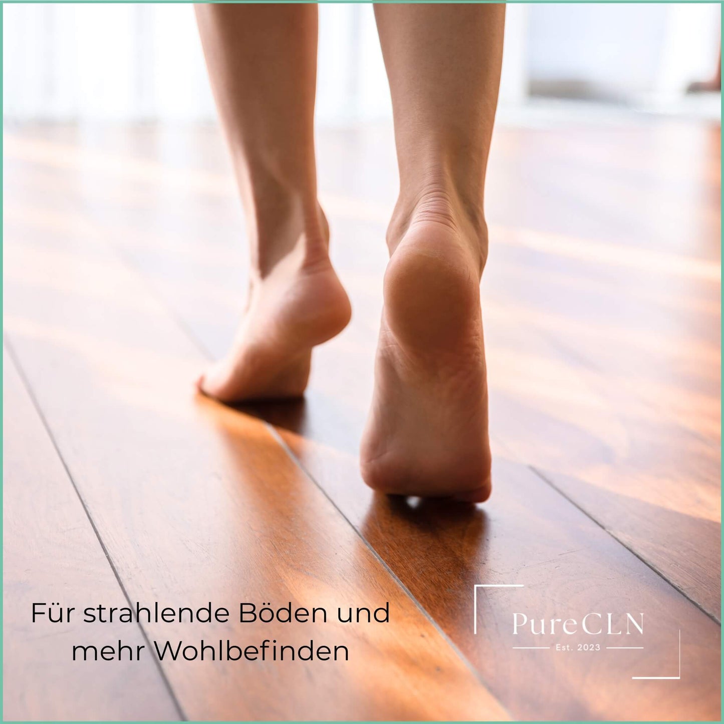 Reinigung von Parkettboden mit PureCLN Bodenreiniger