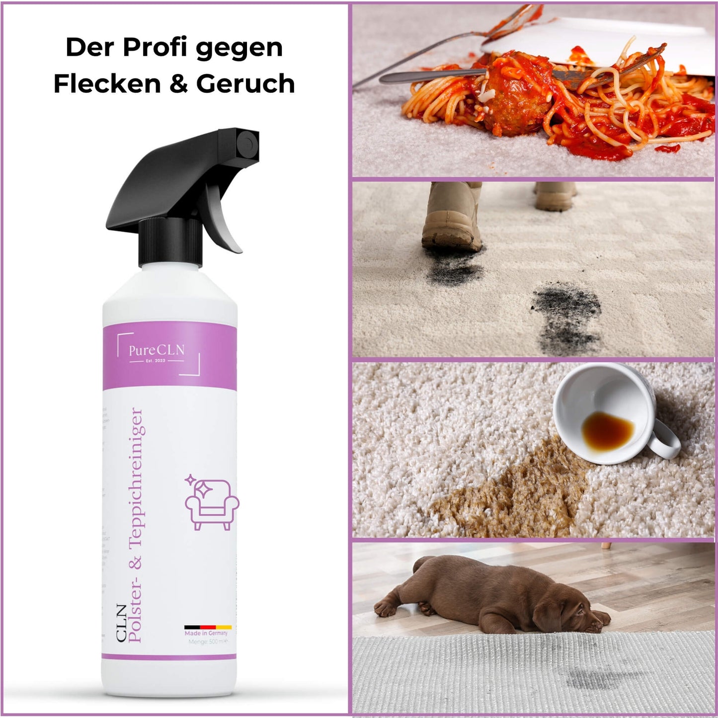 effektiver Teppichreiniger gegen Rotwein und Kaffee