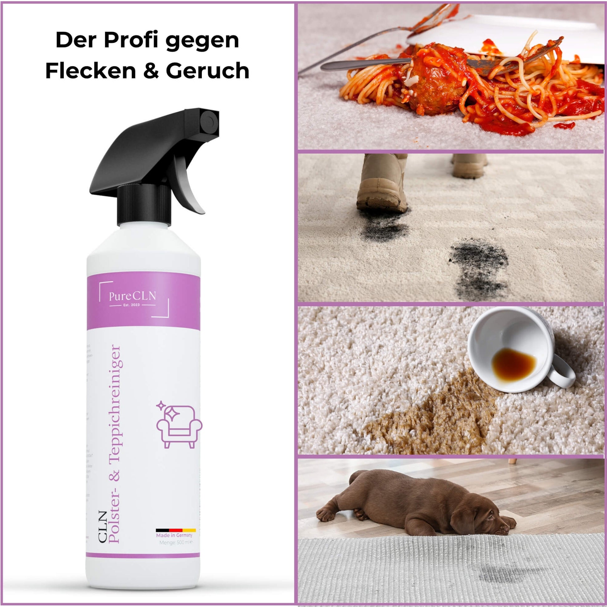 effektiver Teppichreiniger gegen Rotwein und Kaffee
