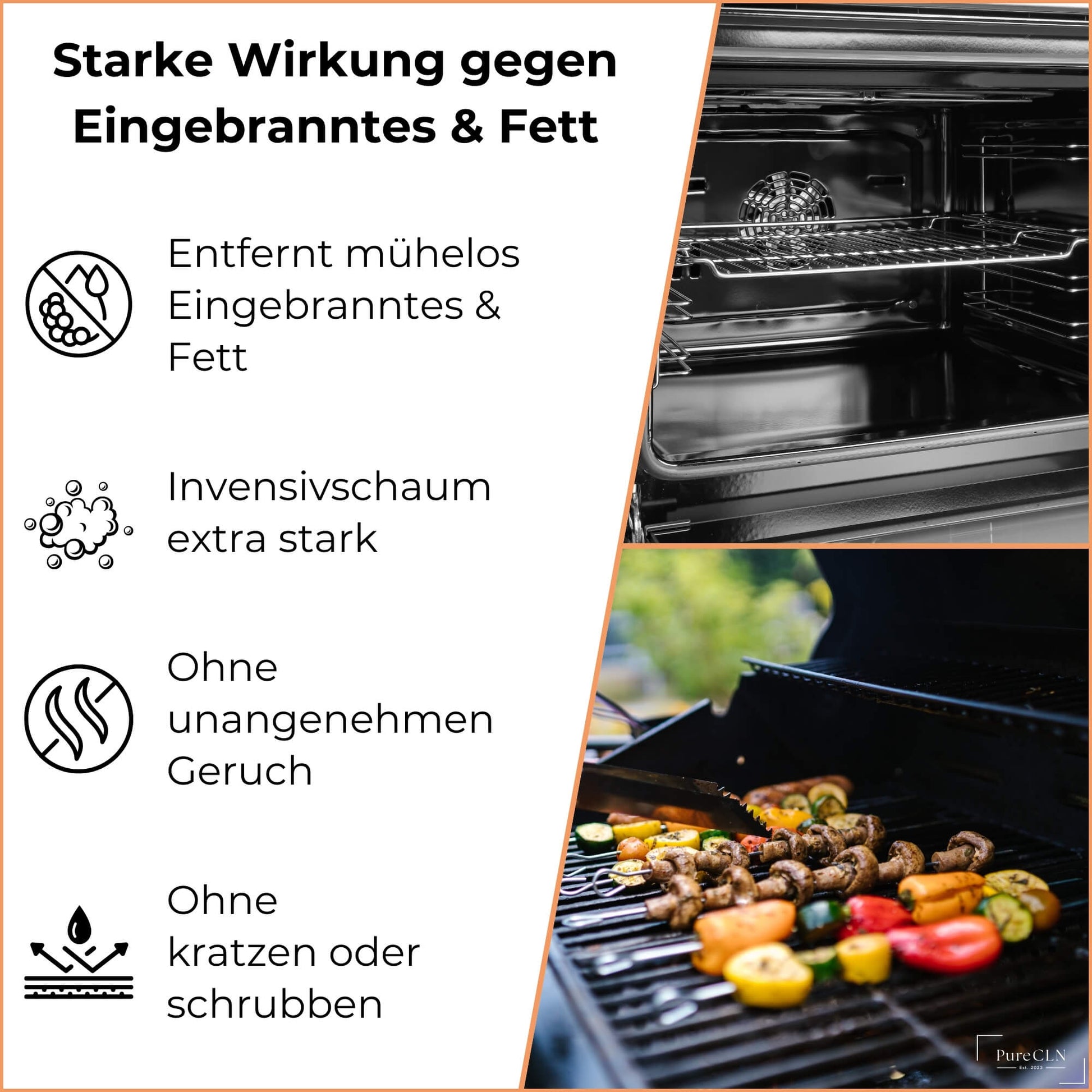 Effektive Entfernung von Fettablagerungen mit PureCLN Reiniger