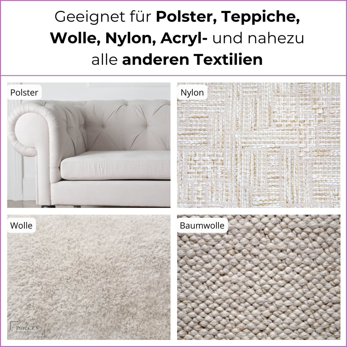 Effektive Fleckenentfernung mit PureCLN Konzentrat