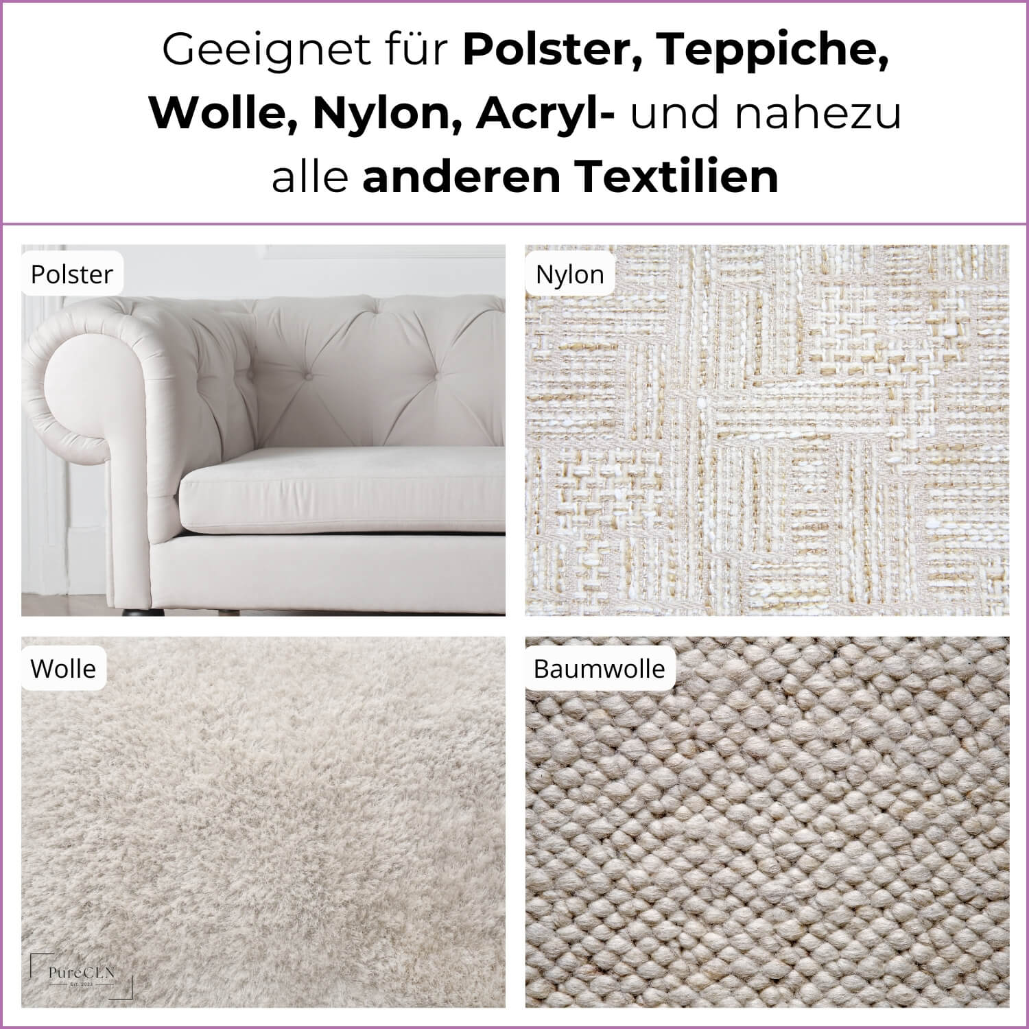Effektive Fleckenentfernung mit PureCLN Konzentrat