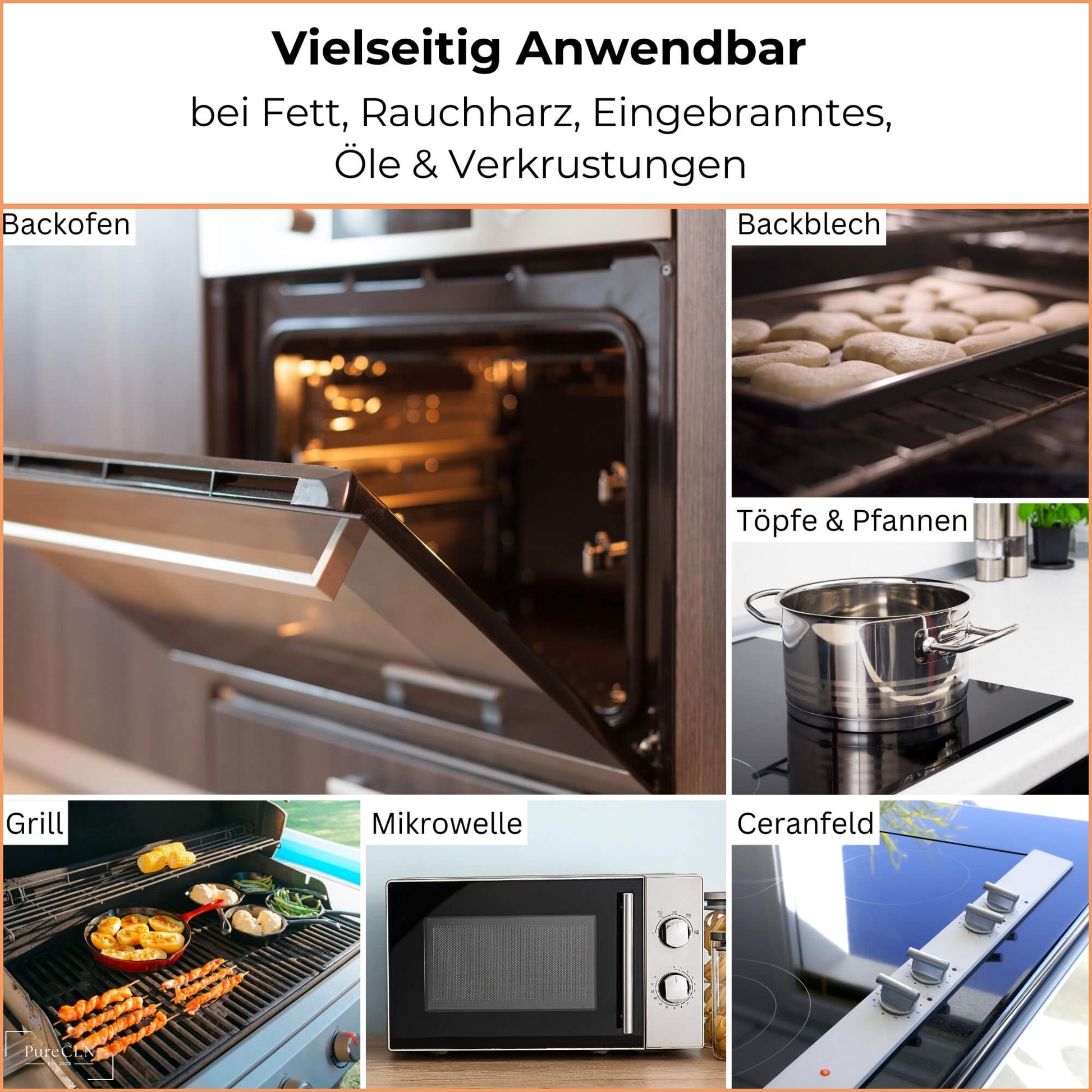 PureCLN Grill- & Backofenreiniger für strahlende Sauberkeit