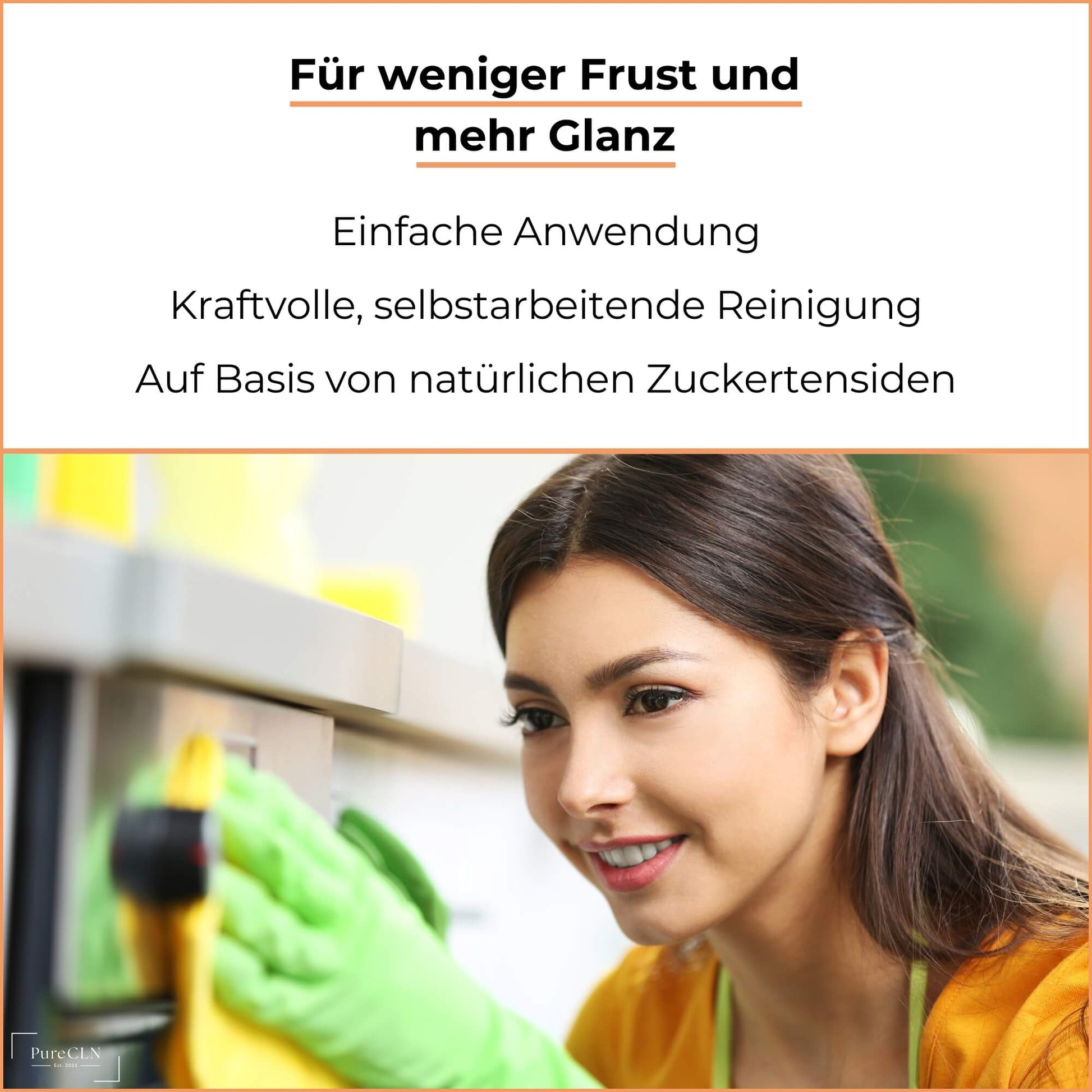 PureCLN Backofenreiniger entfernt Fett und Essensreste