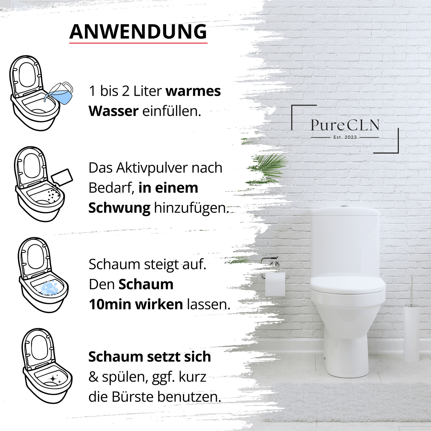 PureCLN WC-Aktivschaum